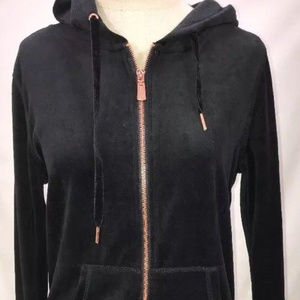 Betsey Johnson Performance Hoodie Jacket Black